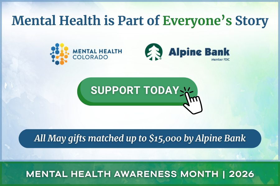 Click here to double your impact for Mental Health Awareness Month.