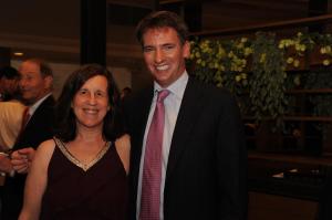 Deputy Director of Public Policy Rebecca Swanson with President and CEO Andrew Romanoff