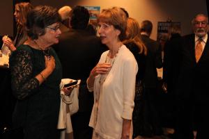 VP of Public Policy, Moe Keller, speaks with Advisory Board member Mary Beth Buescher